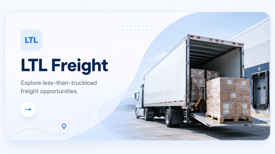 LTL freight equipment and less-than-truckload shipment opportunities through Logistware
