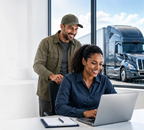 Load Board for Carriers | Logistware Carrier using a load board to find freight and manage loads