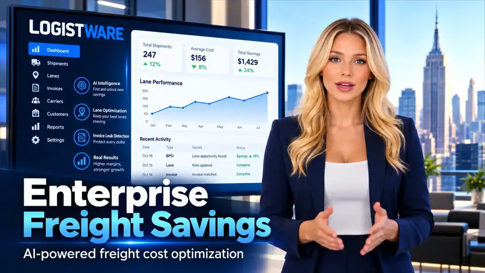 Logistware Enterprise Freight Savings video overview